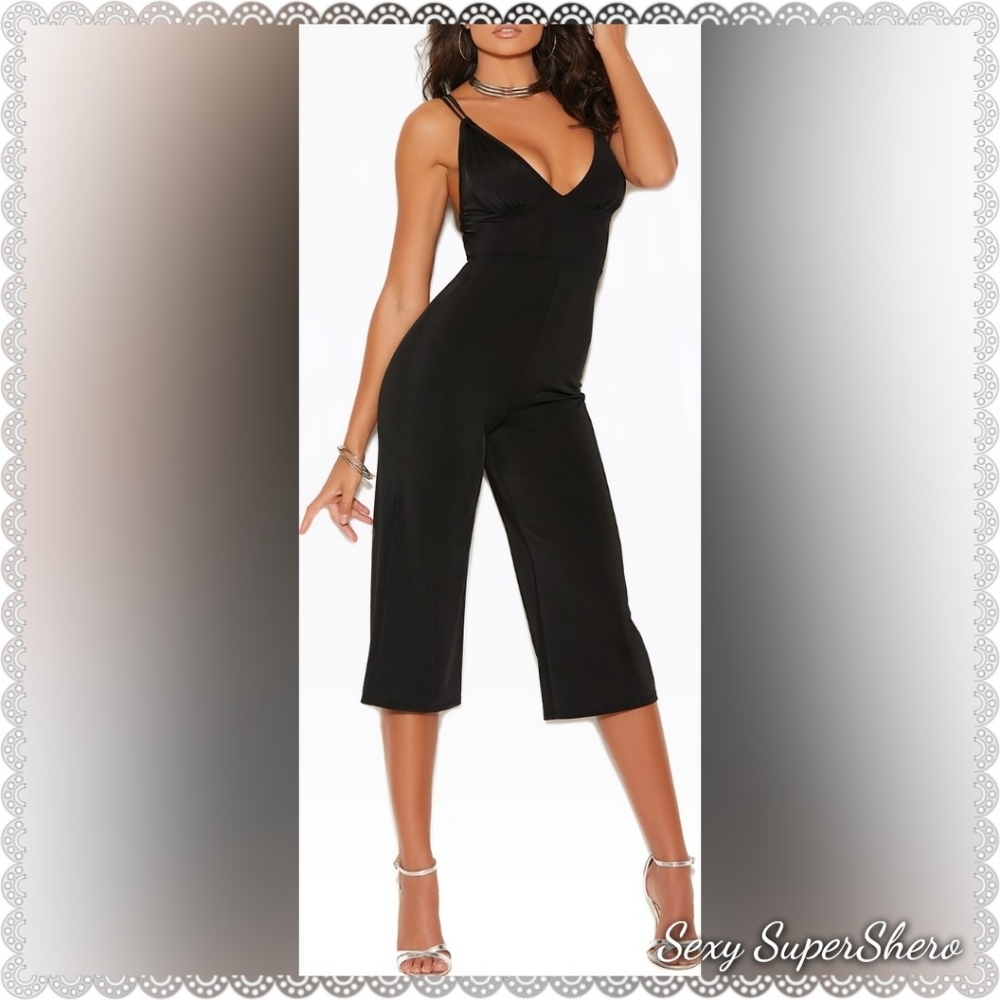 🆕"Business Treat II" Sexy Deep V Lycra Romper